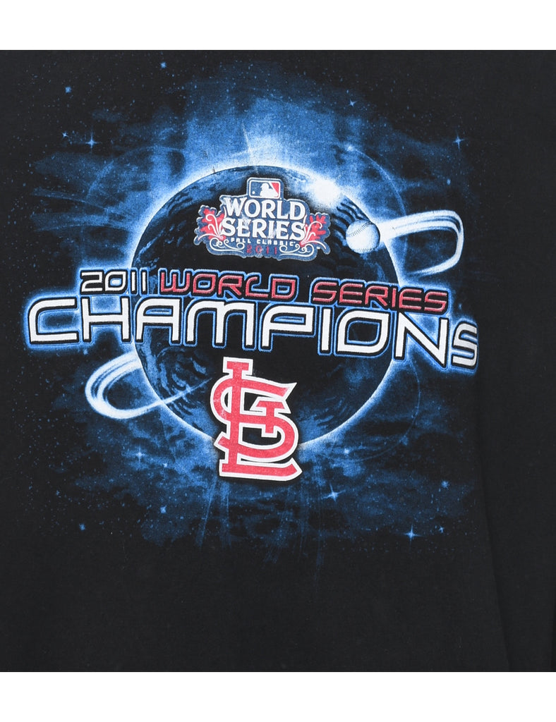 MLB World Series Sports T-shirt - L