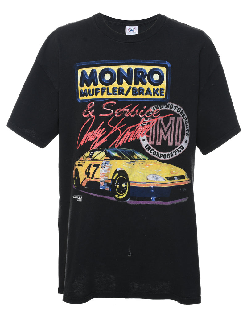 Monro Muffler Brake Multi-Colour Printed T-shirt - XL