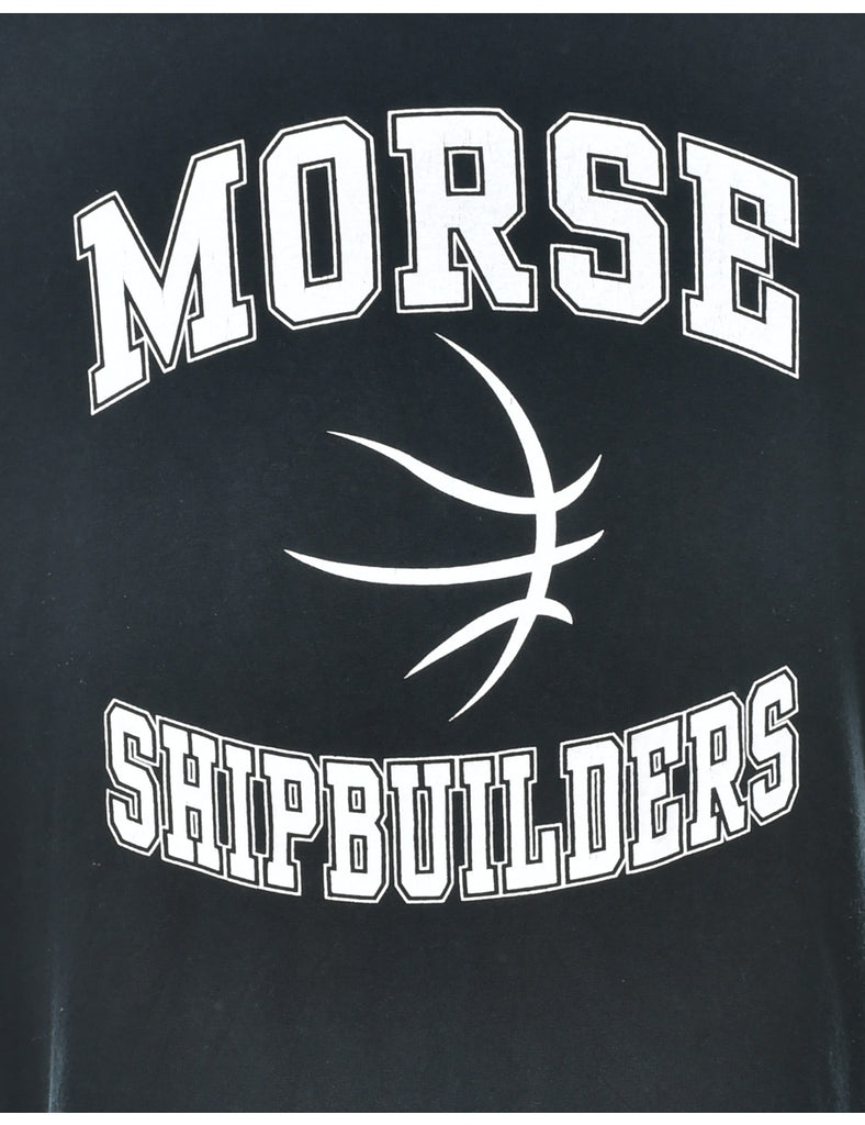 Morse Ship Builders Printed T-shirt - XL