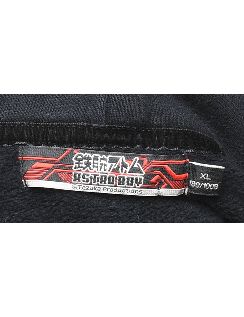 Multi-Colour Astro Boy Printed Zip-Front Hoodie  - XL