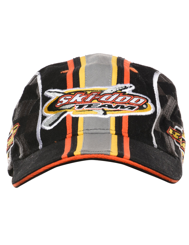 Multi-colour Embroided Y2K Racing Cap - XS