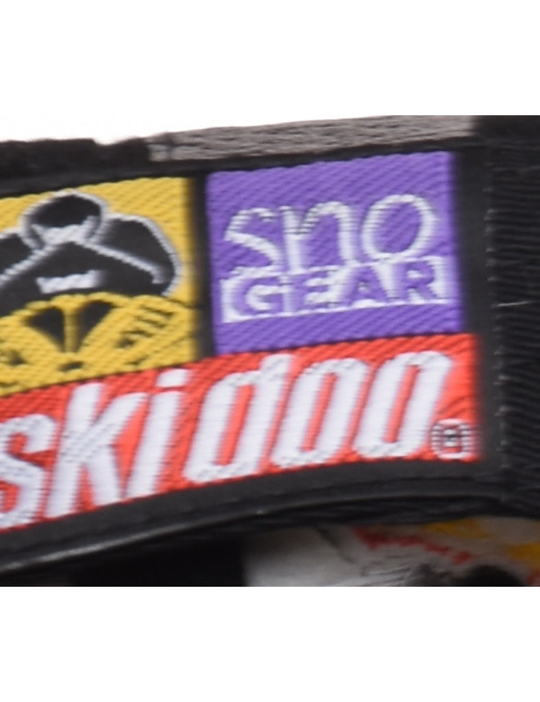 Multi-colour Embroided Y2K Racing Cap - XS
