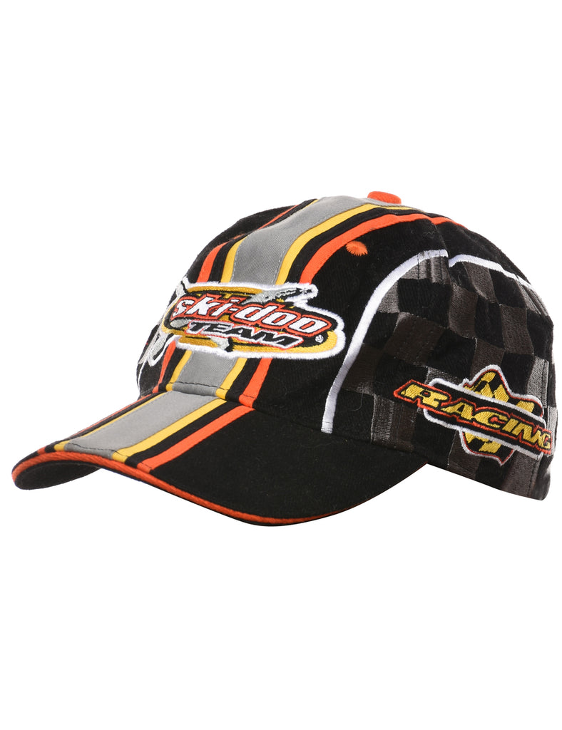 Multi-colour Embroided Y2K Racing Cap - XS