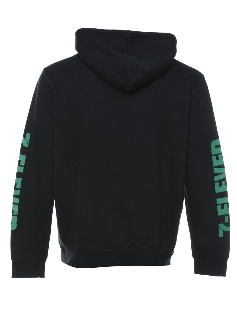 Multi-Colour Graphic Print Hoodie - M