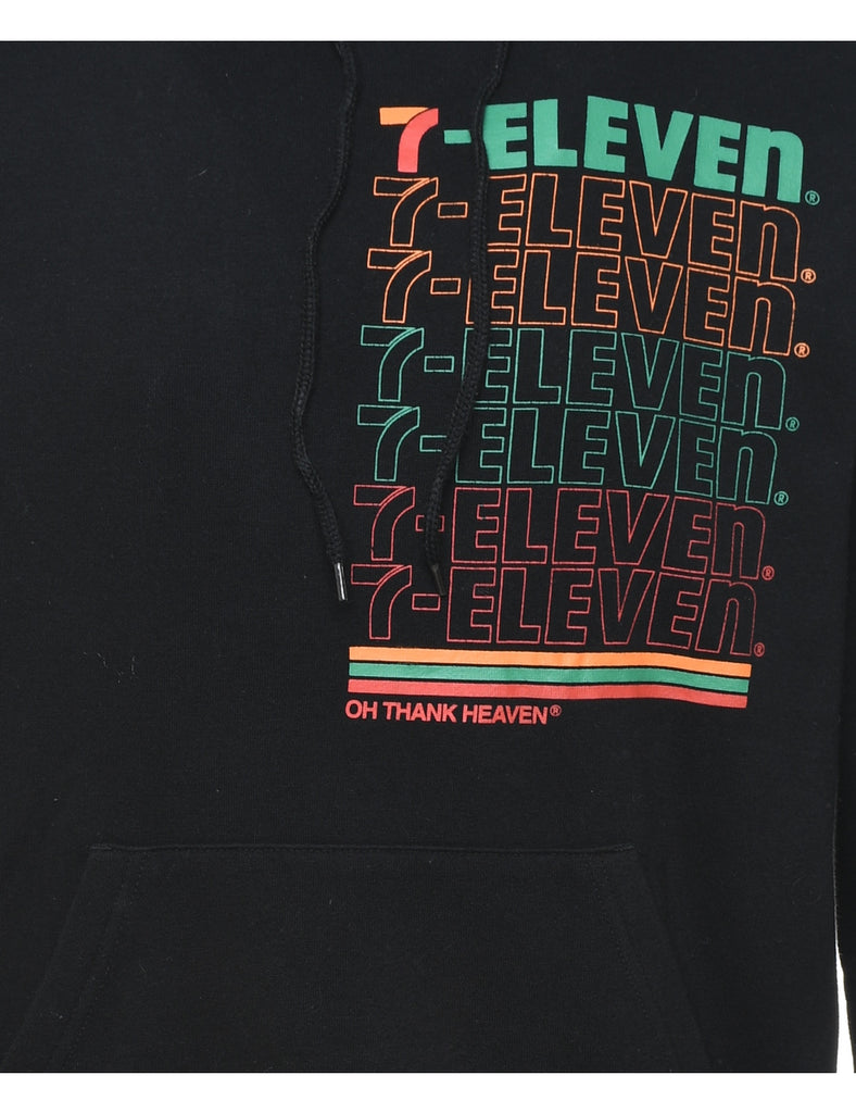 Multi-Colour Graphic Print Hoodie - M
