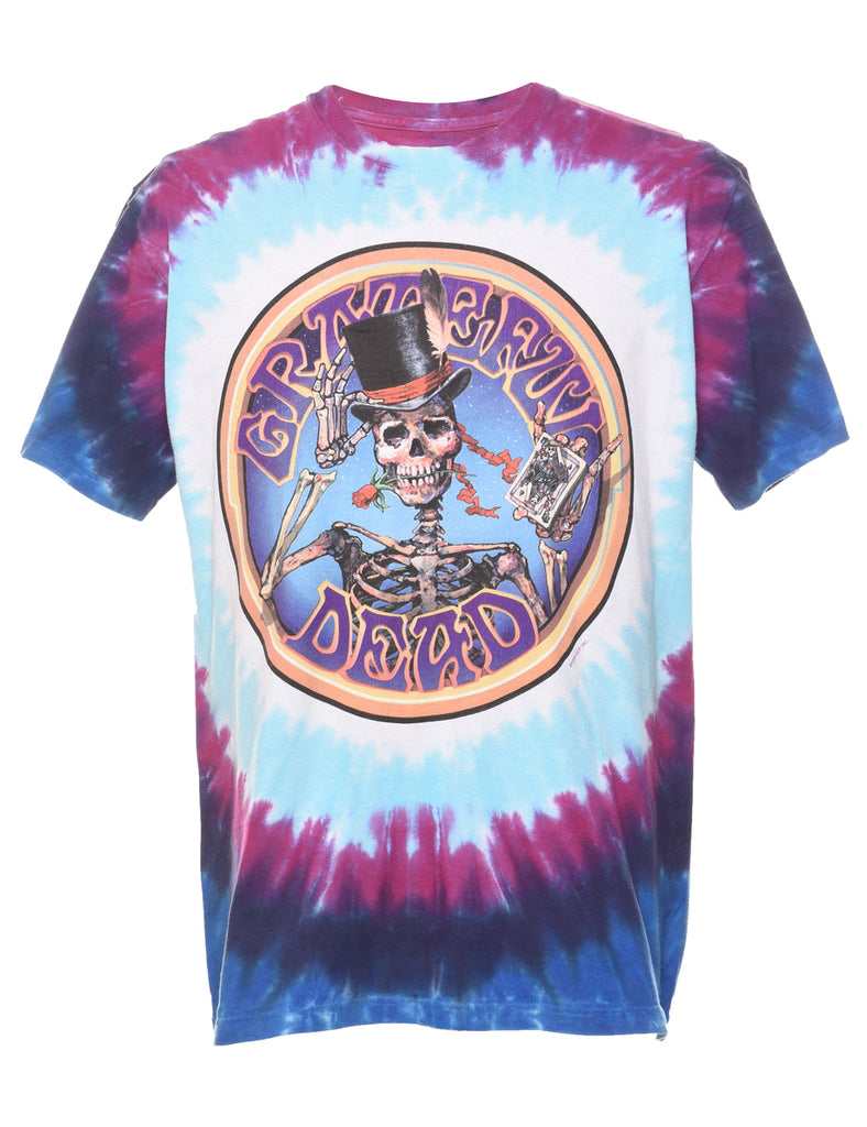 Multi-colour Grateful Dead Tie Dye Band T-shirt - M