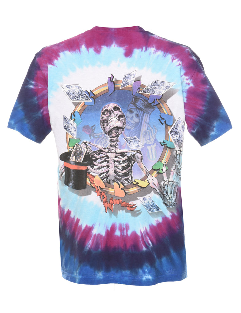 Multi-colour Grateful Dead Tie Dye Band T-shirt - M