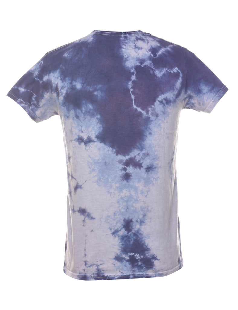 Multi-colour Ice Cube American Rapper Tie Dye T-shirt - S