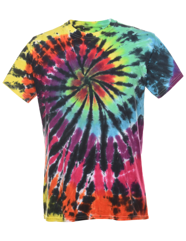 Multi-colour Liquid Blue T-Shirt - M