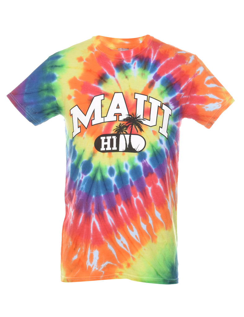Multi-colour Maui Tie Dye T-shirt - S