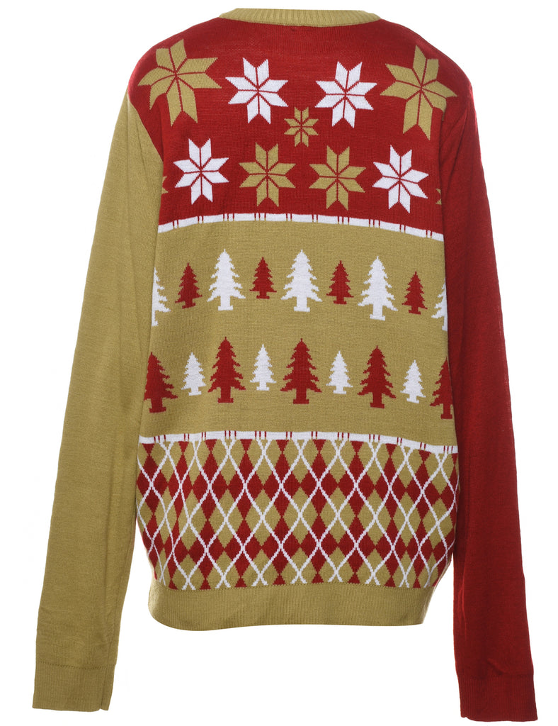 Multi-colour Nordic Jumper - L