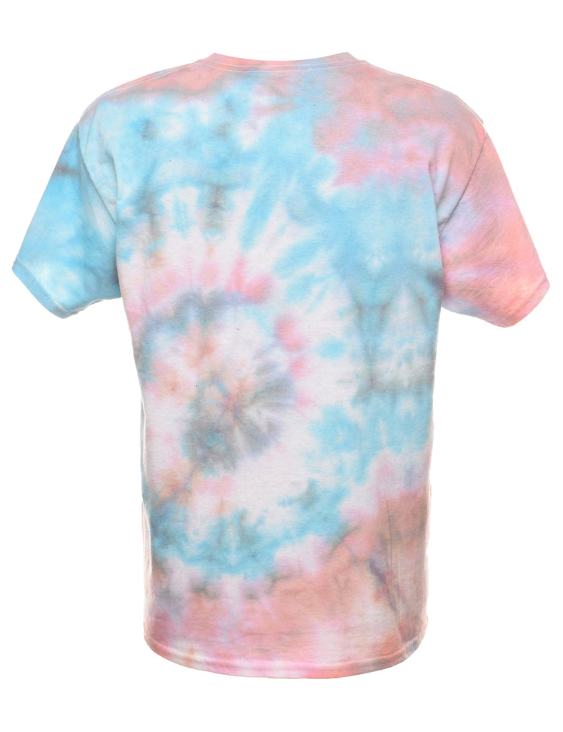 Multi-colour Tie Dye Classic T-shirt - L