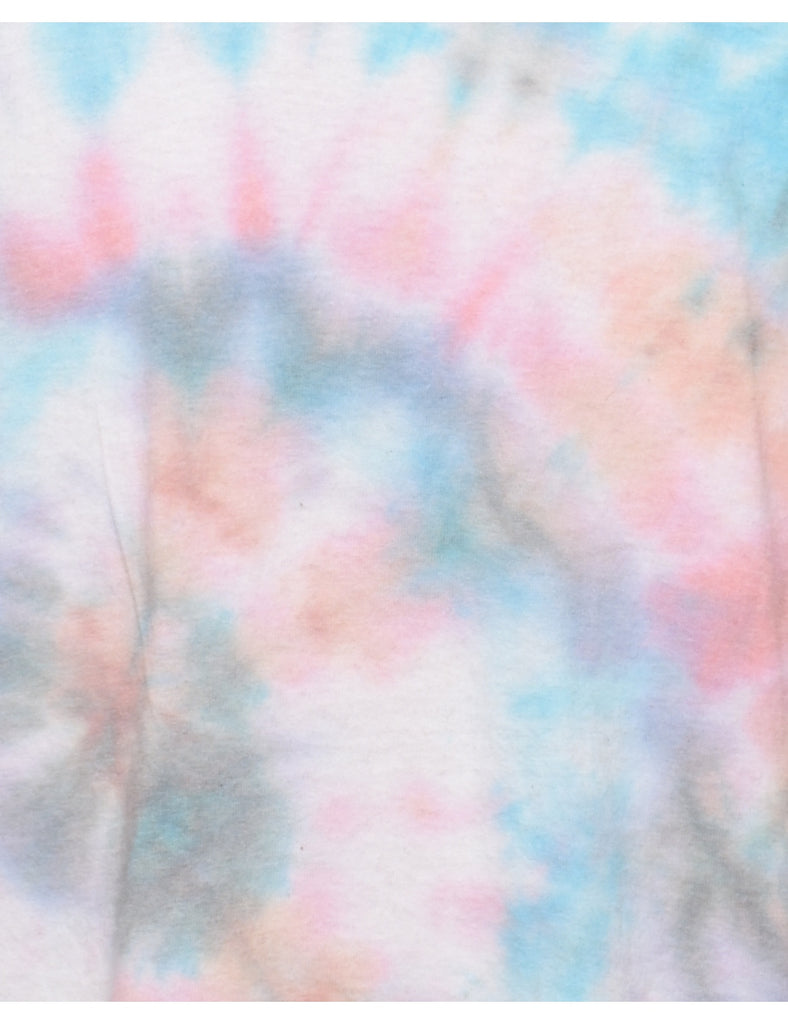 Multi-colour Tie Dye Classic T-shirt - L