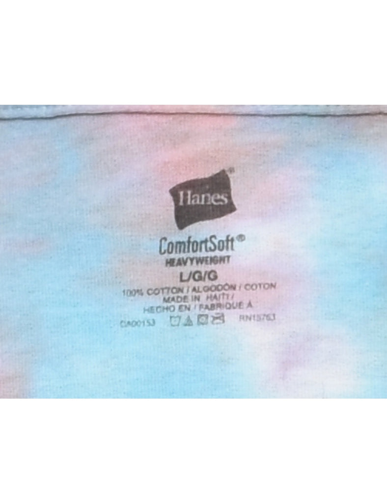 Multi-colour Tie Dye Classic T-shirt - L