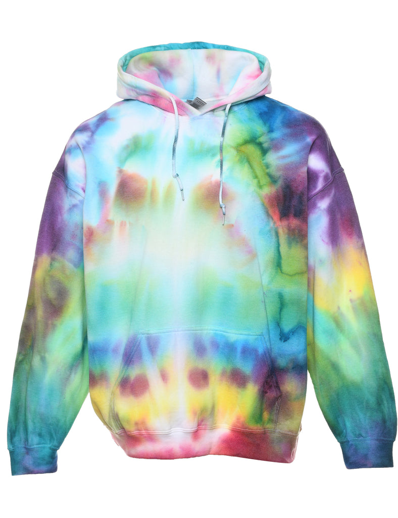 Multi-Colour Tie-Dye Hoodie - XL