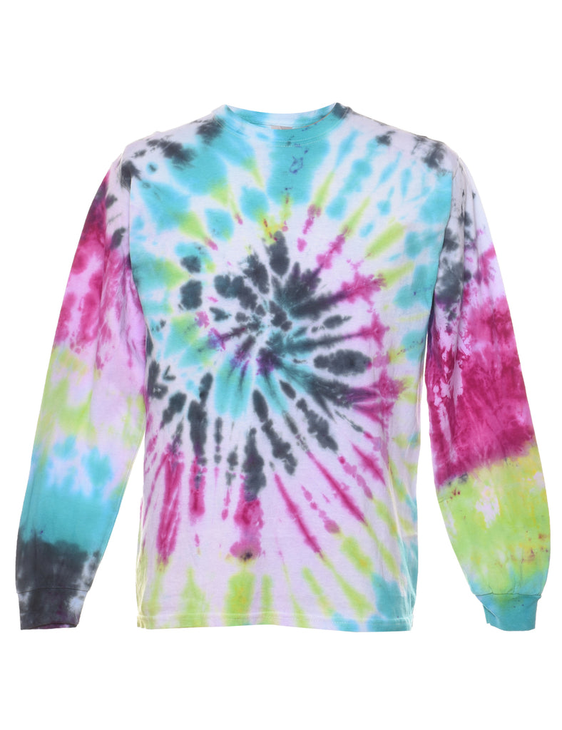 Multi-colour Tie Dye T-shirt - M