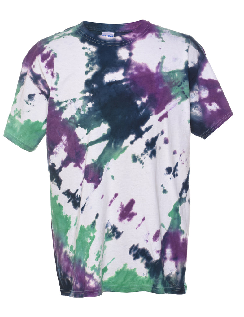 Multi-colour Tie Dye T-shirt - L