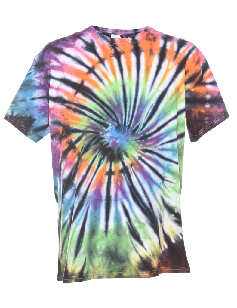 Multi-colour Tie Dye T-shirt - L