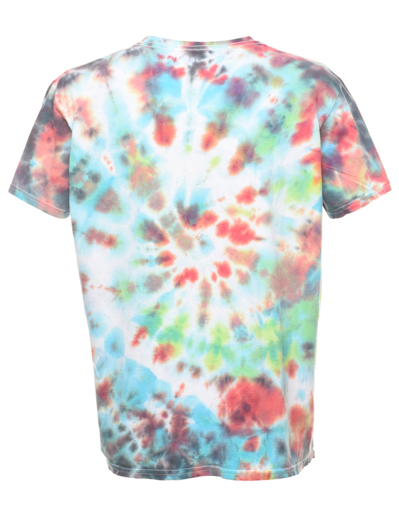 Multi-colour Tie Dye T-shirt - L