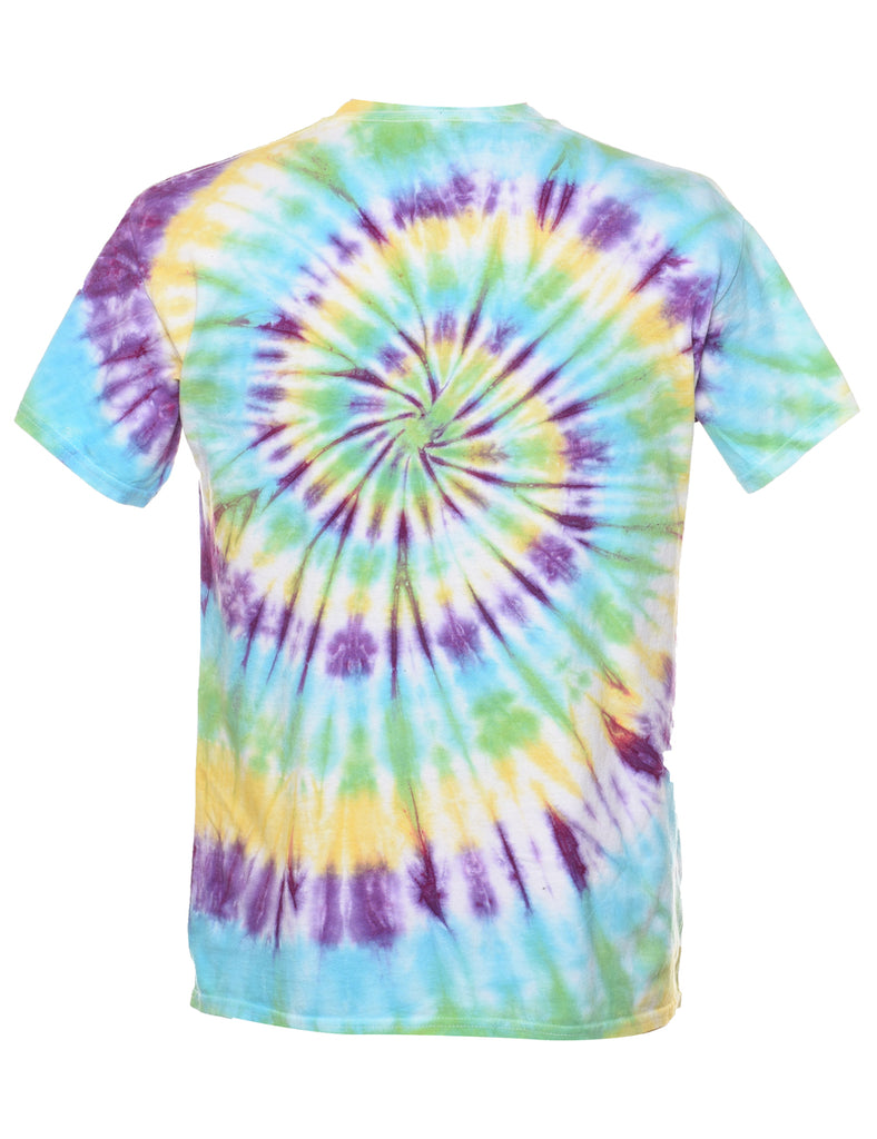 Multi-colour Tie Dye T-shirt - M