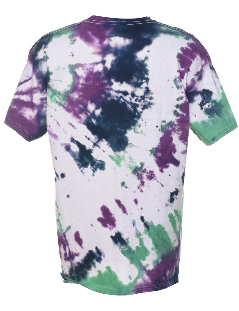 Multi-colour Tie Dye T-shirt - L