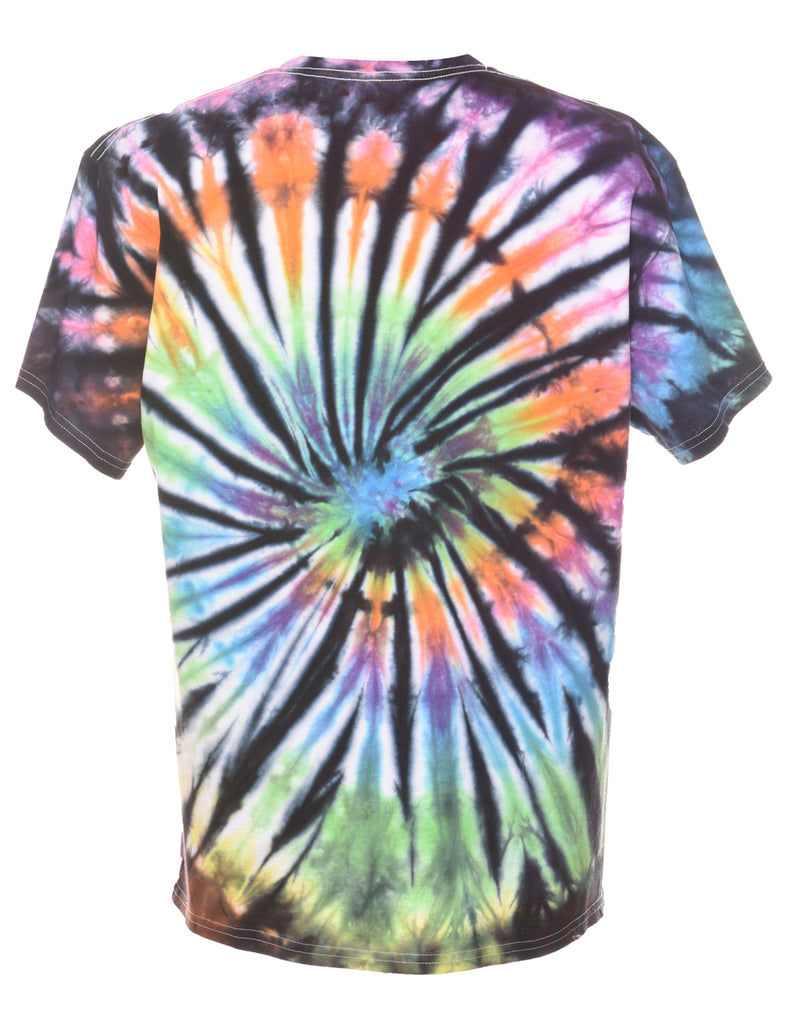 Multi-colour Tie Dye T-shirt - L