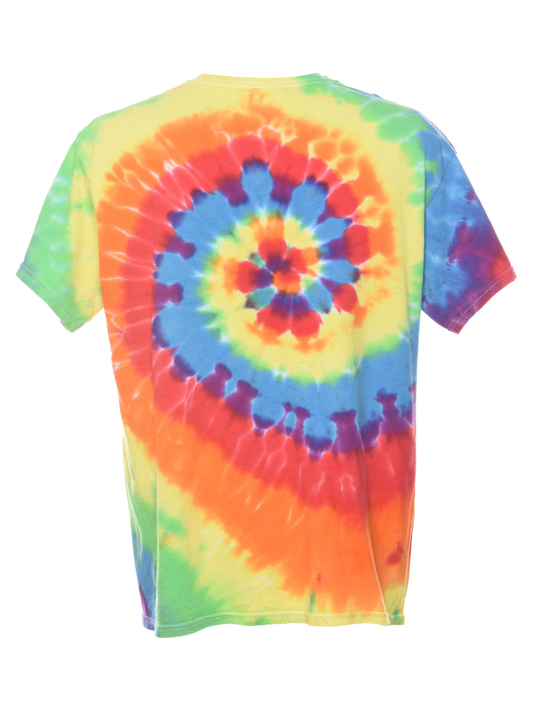 Multi-colour Tie Dye T-shirt - L