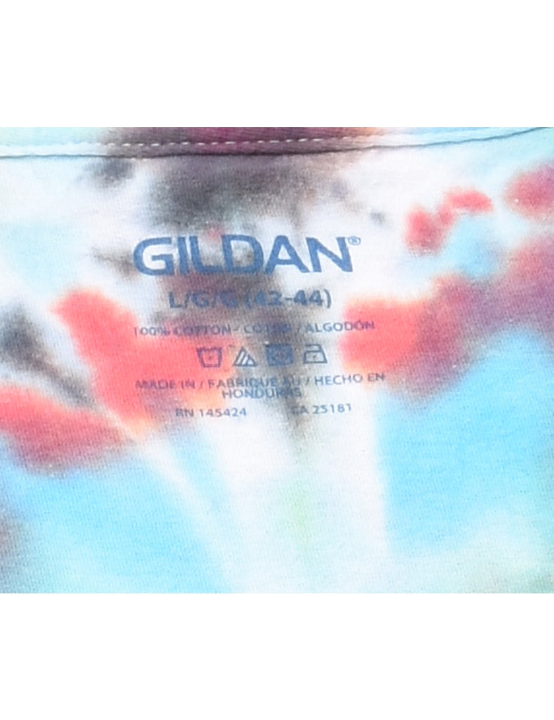 Multi-colour Tie Dye T-shirt - L