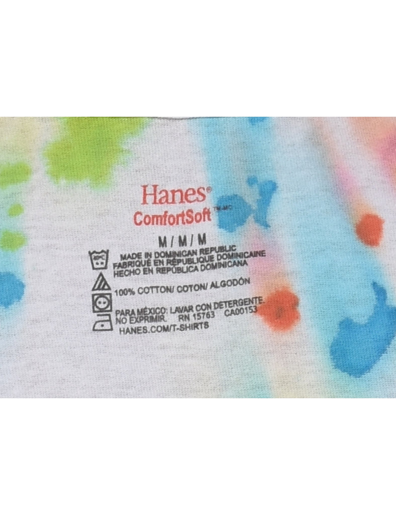 Multi-colour Tie Dye T-shirt - M