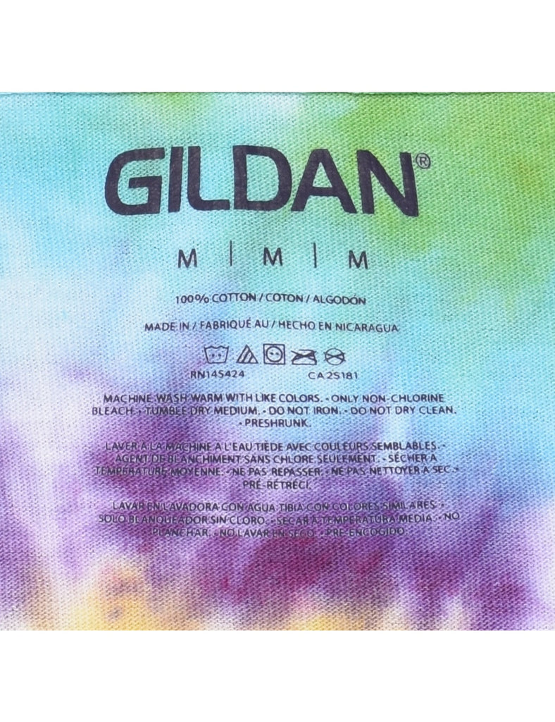 Multi-colour Tie Dye T-shirt - M