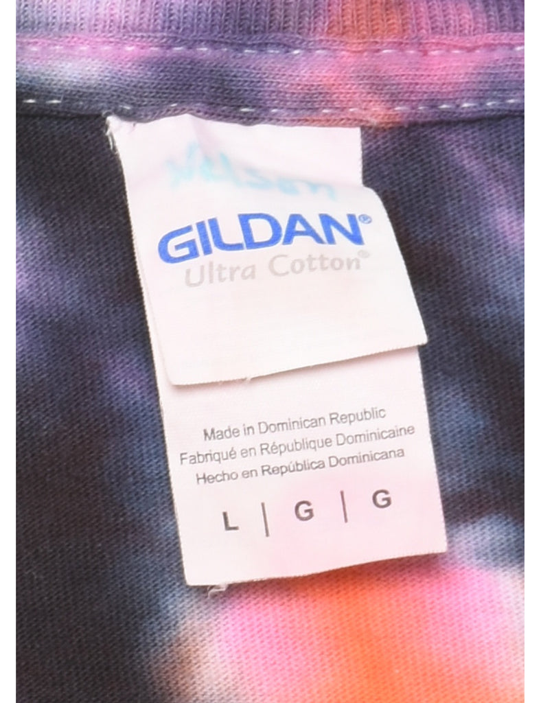 Multi-colour Tie Dye T-shirt - L