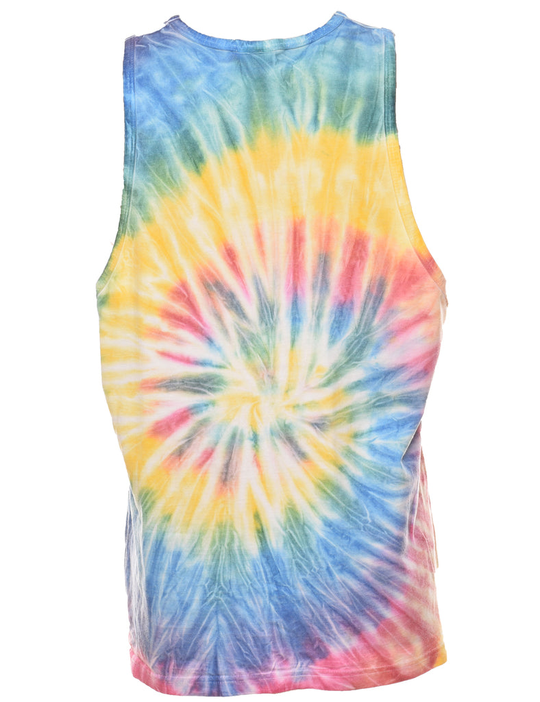 Multi-colour Tie Dye Vest Top - M