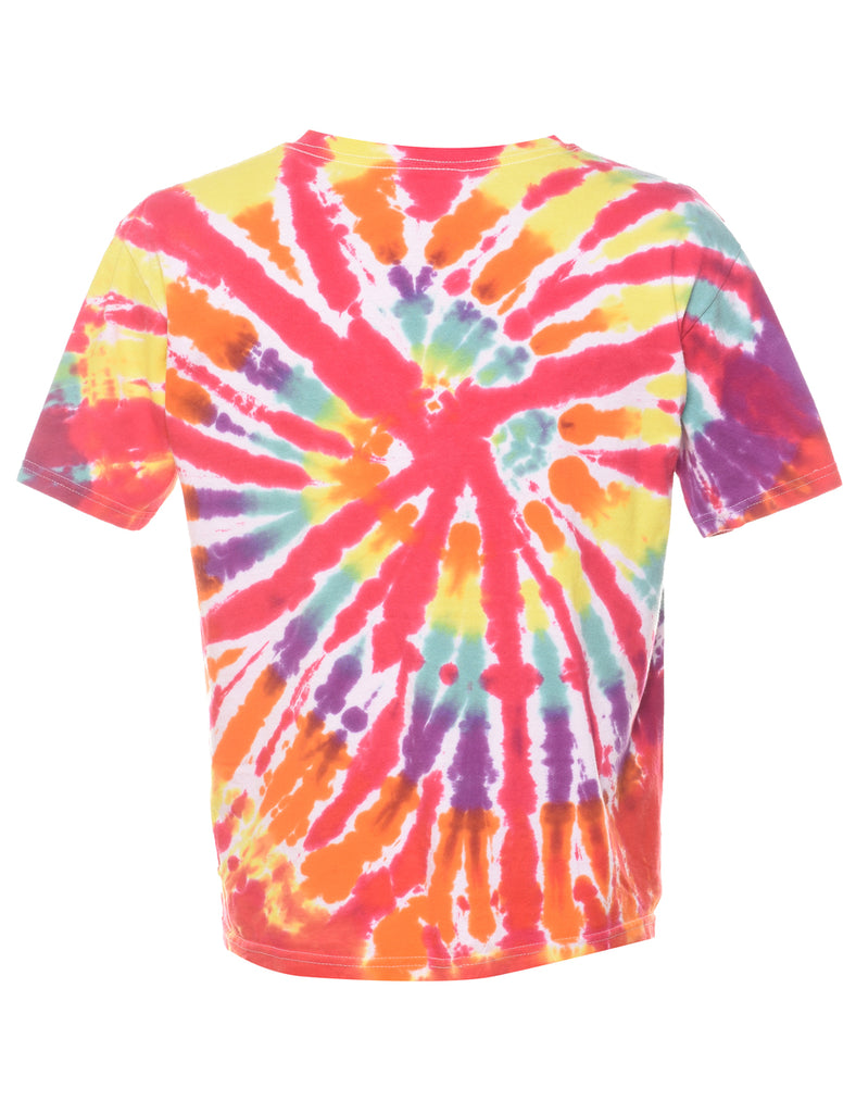 Multi-colour Tie Dyed T-shirt - M