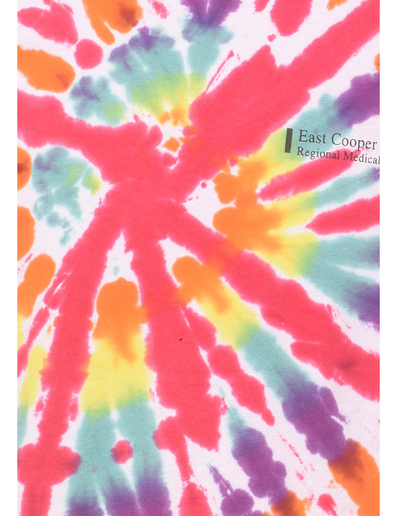 Multi-colour Tie Dyed T-shirt - M