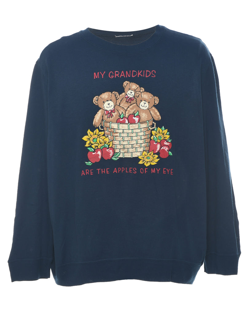 My Grandkids Cartoon Sweatshirt - XL