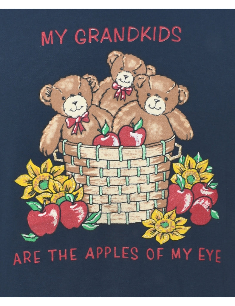 My Grandkids Cartoon Sweatshirt - XL