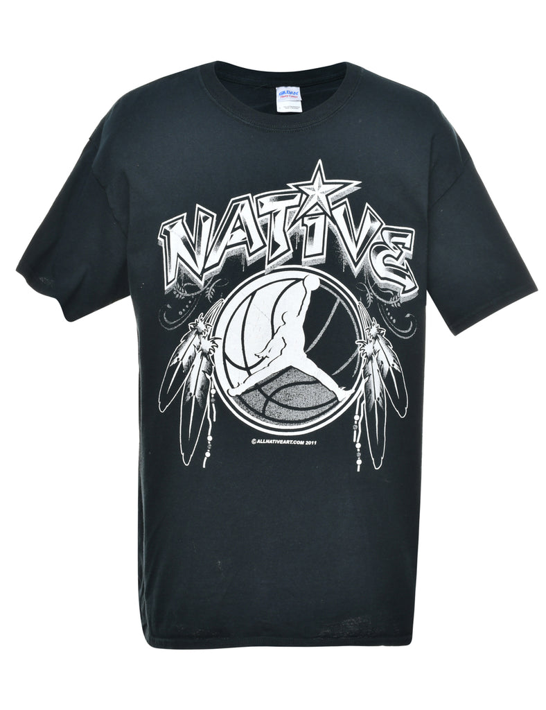 Native Printed T-shirt - L