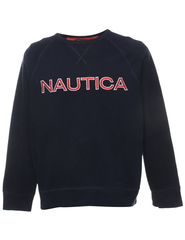 Nautica Navy & Maroon Sweatshirt - L