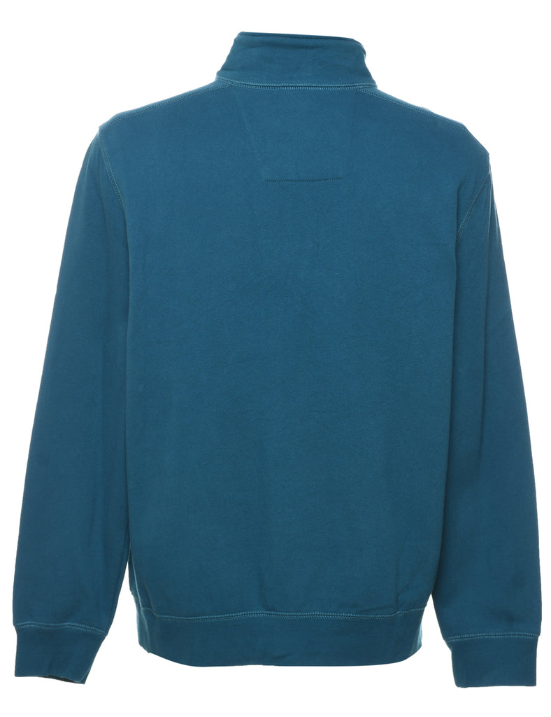 Nautica Plain Teal Sweatshirt - L