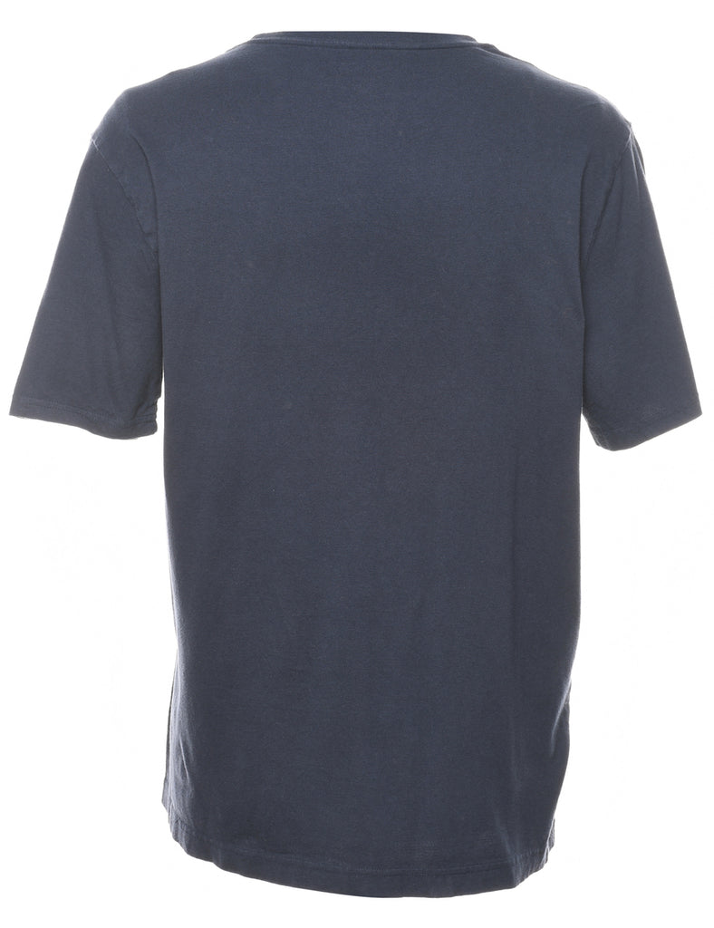 Nautica Printed Navy & Red T-shirt - XL