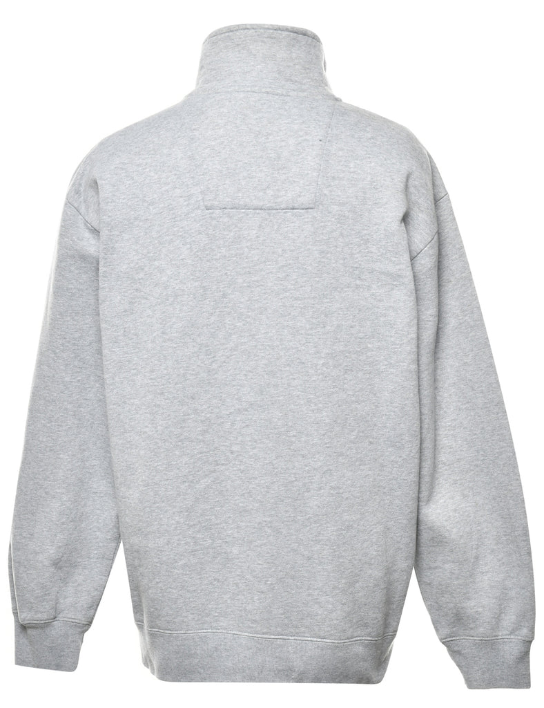 Nautica Quarter Zip Plain Sweatshirt - XL