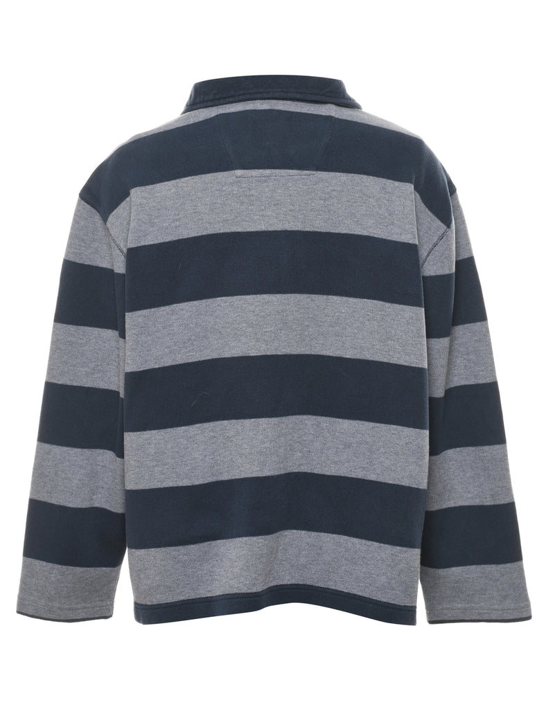 Nautica Striped Printed Sweatshirt - M