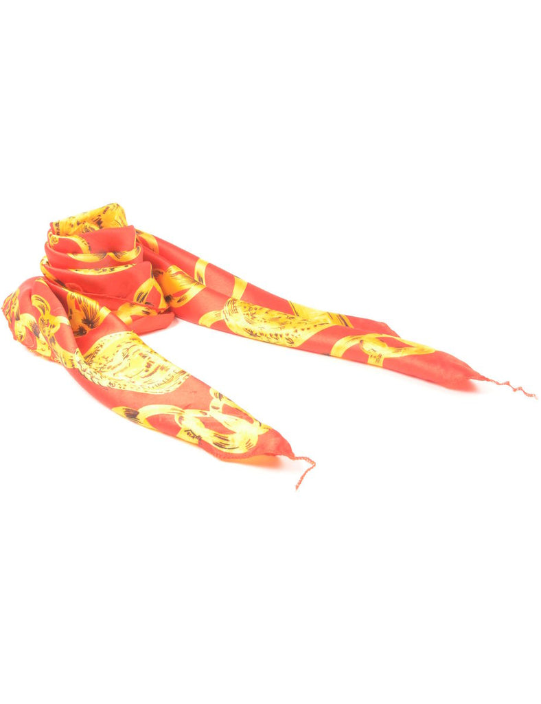 Nautical Red Scarf - L