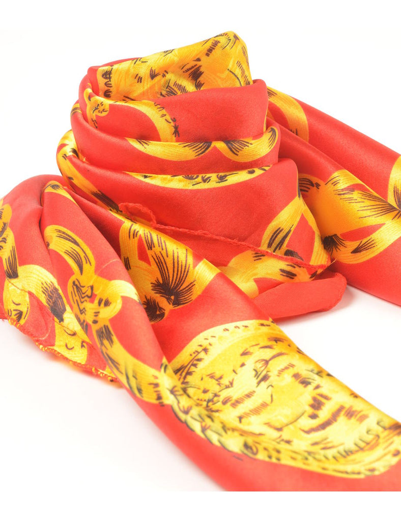 Nautical Red Scarf - L