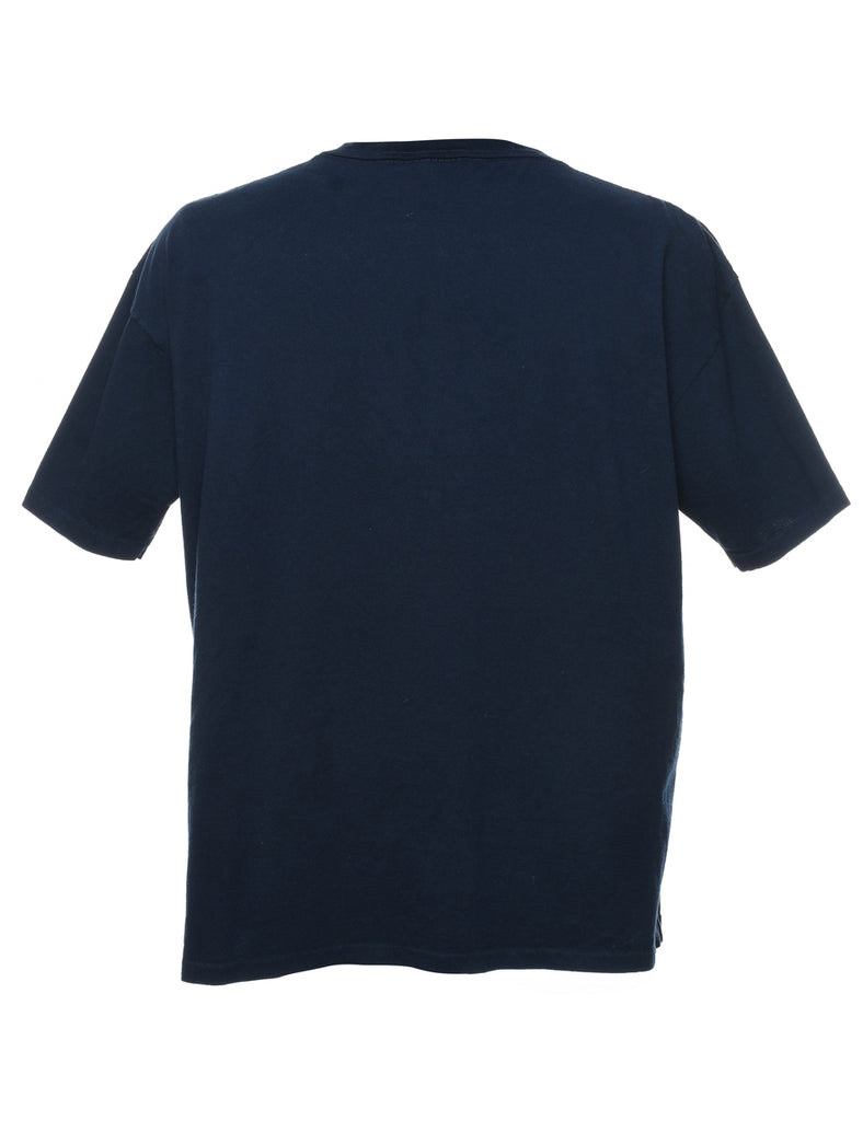 Navy Atlanta Braves Printed T-shirt - XL