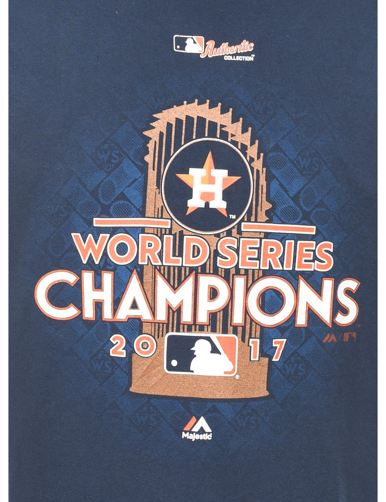 Navy Baseball Sports T-shirt - XL