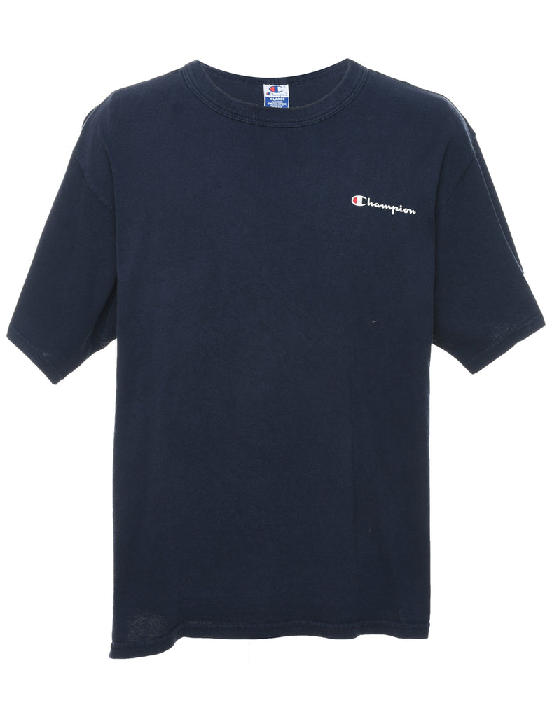 Navy Classic Champion Plain T-shirt - XL