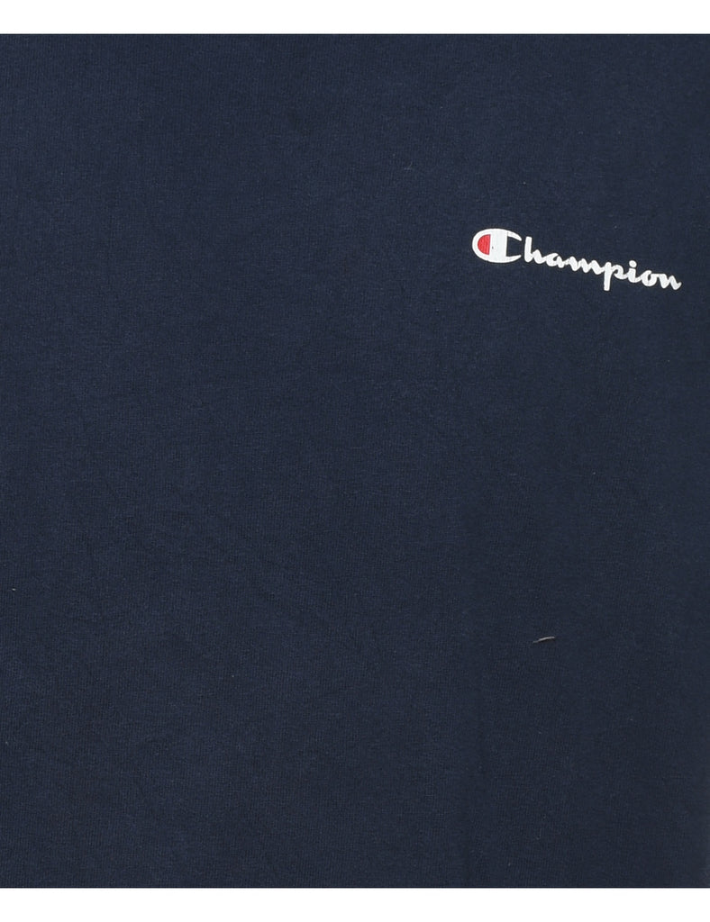 Navy Classic Champion Plain T-shirt - XL