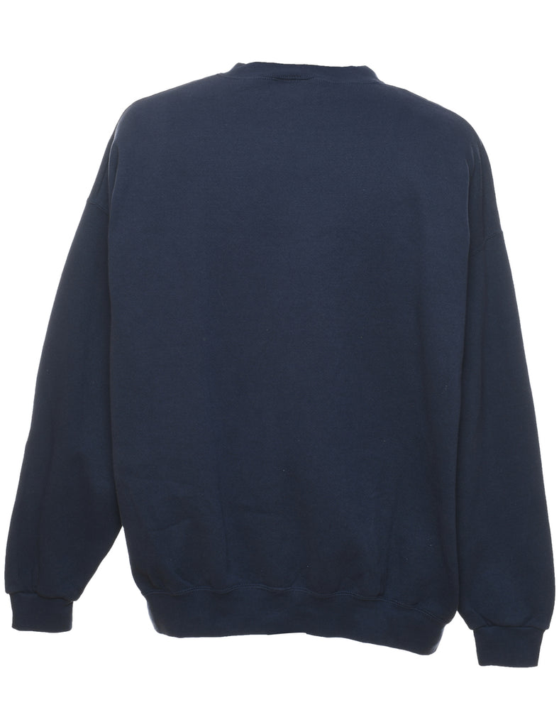 Navy Disney Mickey Mouse Printed Hoodie - XXL