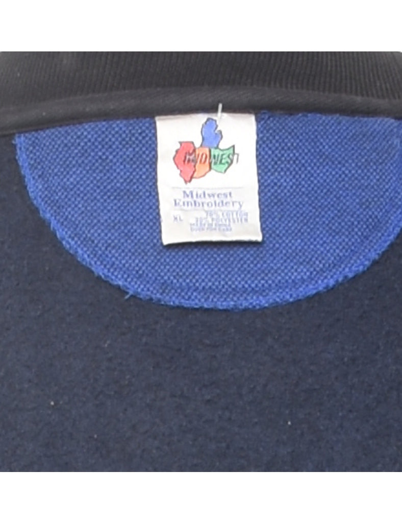 Navy Duke University Blue Devils Printed Sweatshirt - XL